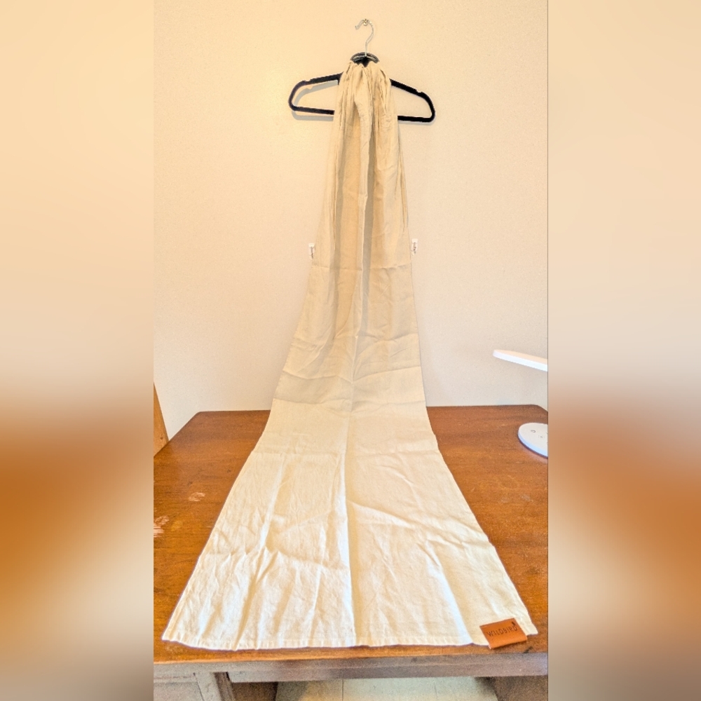 Wildbird cream linen ring sling, never used
